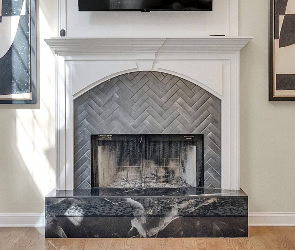 updated fireplace rachel home